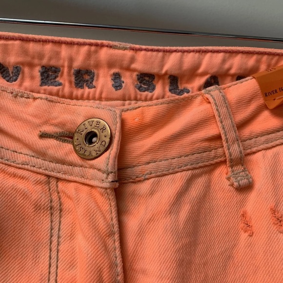RIVER ISLAND Neon Orange Jeans
Low rise
Straight leg
UK 12 petite
Mark - Picture 7 of 16
